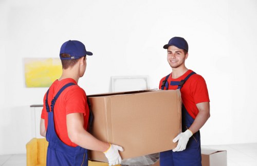Man with van service loading items in Edmonton