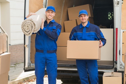 Local Edmonton van removal service handling a small residential move