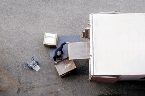 Furniture pick-up process in a local Edmonton property